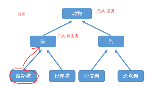 面向对象继承关系